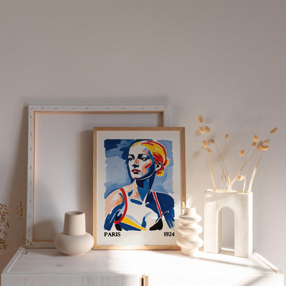 Paris Swimming Wall Art
