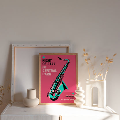 Central Park Jazz Festival 1999 Poster