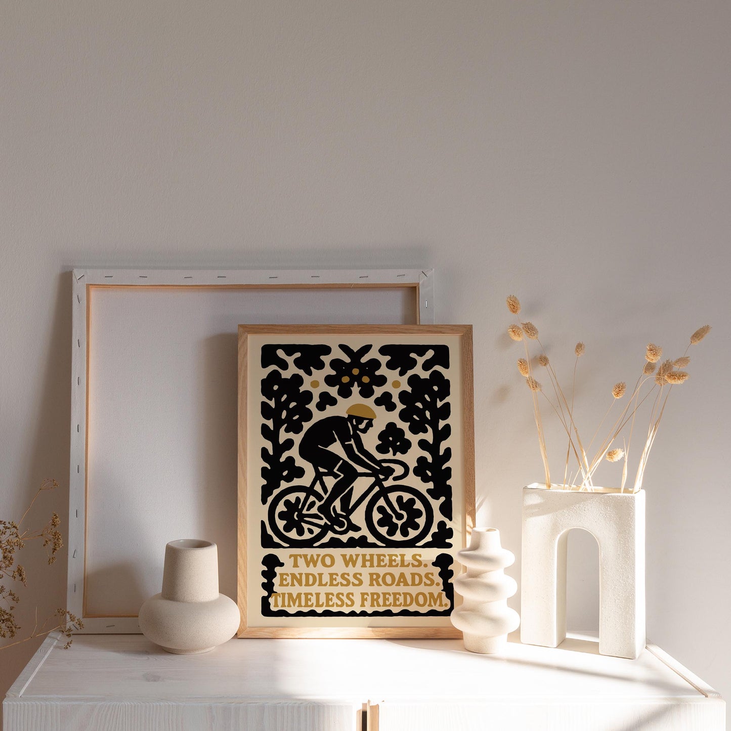 Cycling Freedom Poster Print