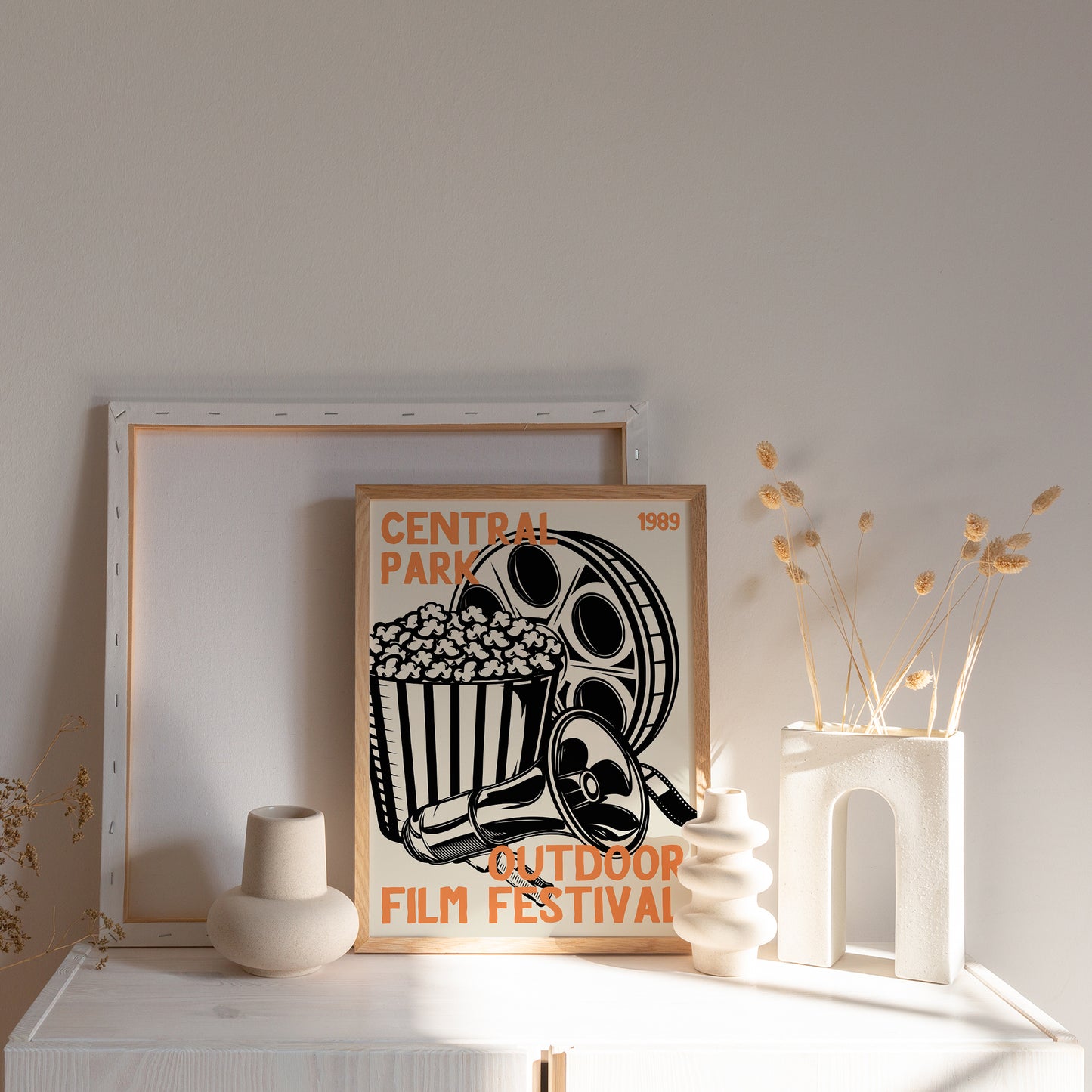 Central Park Film Festival Vintage Poster