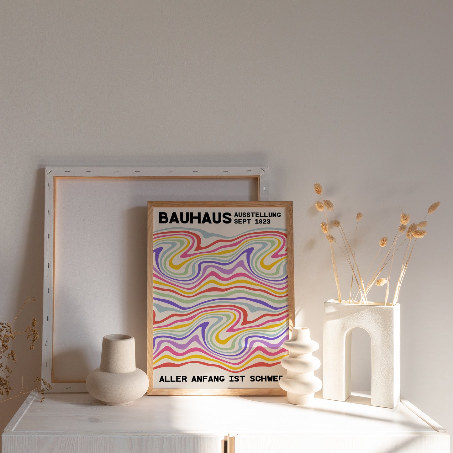 Colorful Bauhaus 1923 Poster