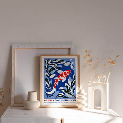 Koi Pond Poster Print