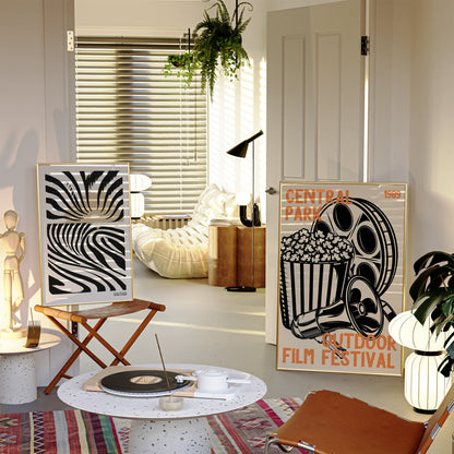 Central Park Film Festival Vintage Poster