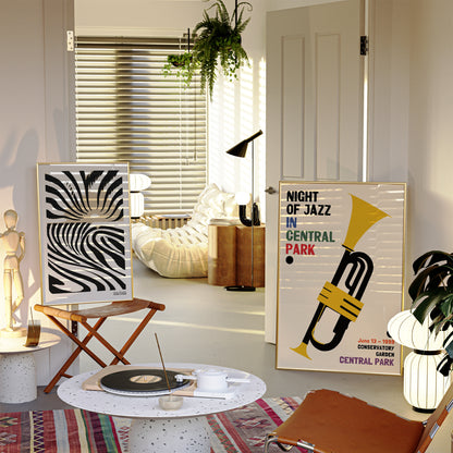 Central Park 1999 Jazz Festival Poster