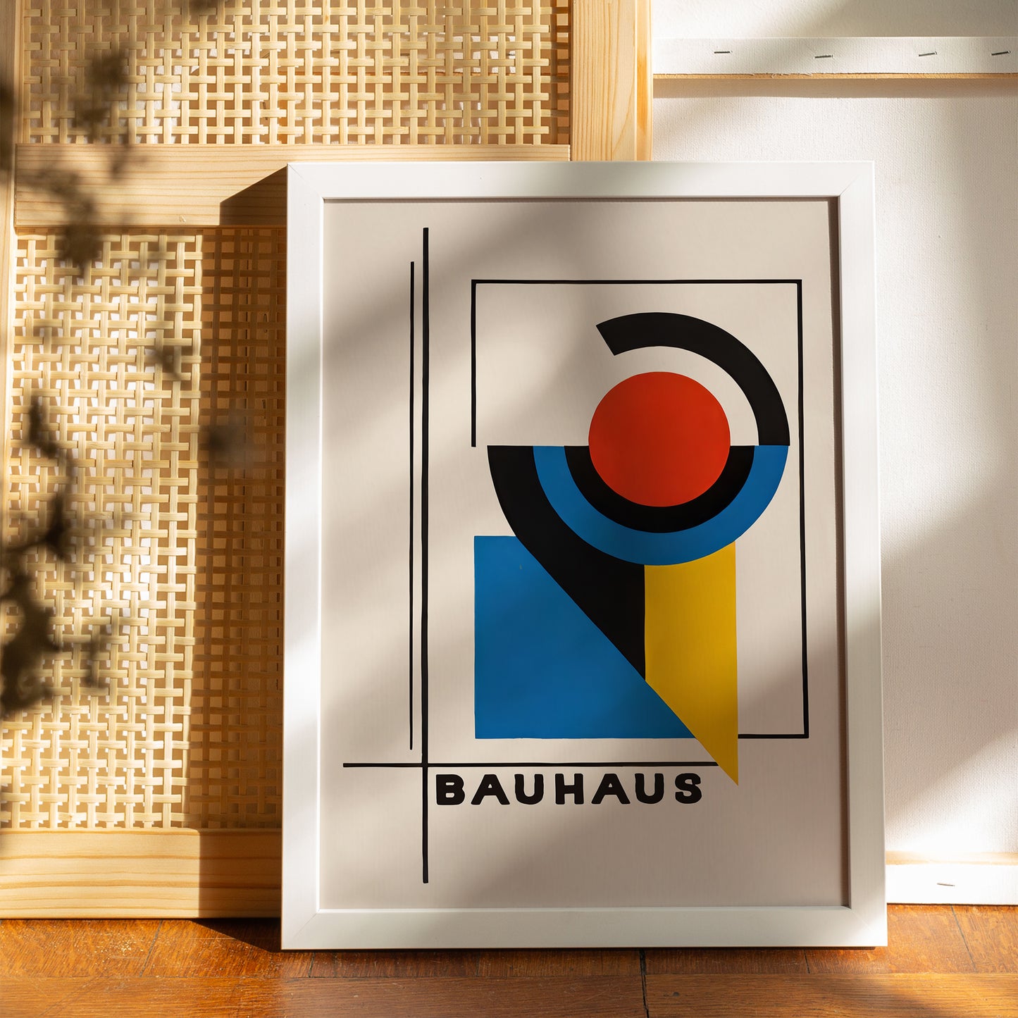 Bauhaus Geometric Minimal Poster