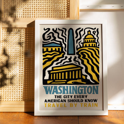 Washington DC Travel Poster