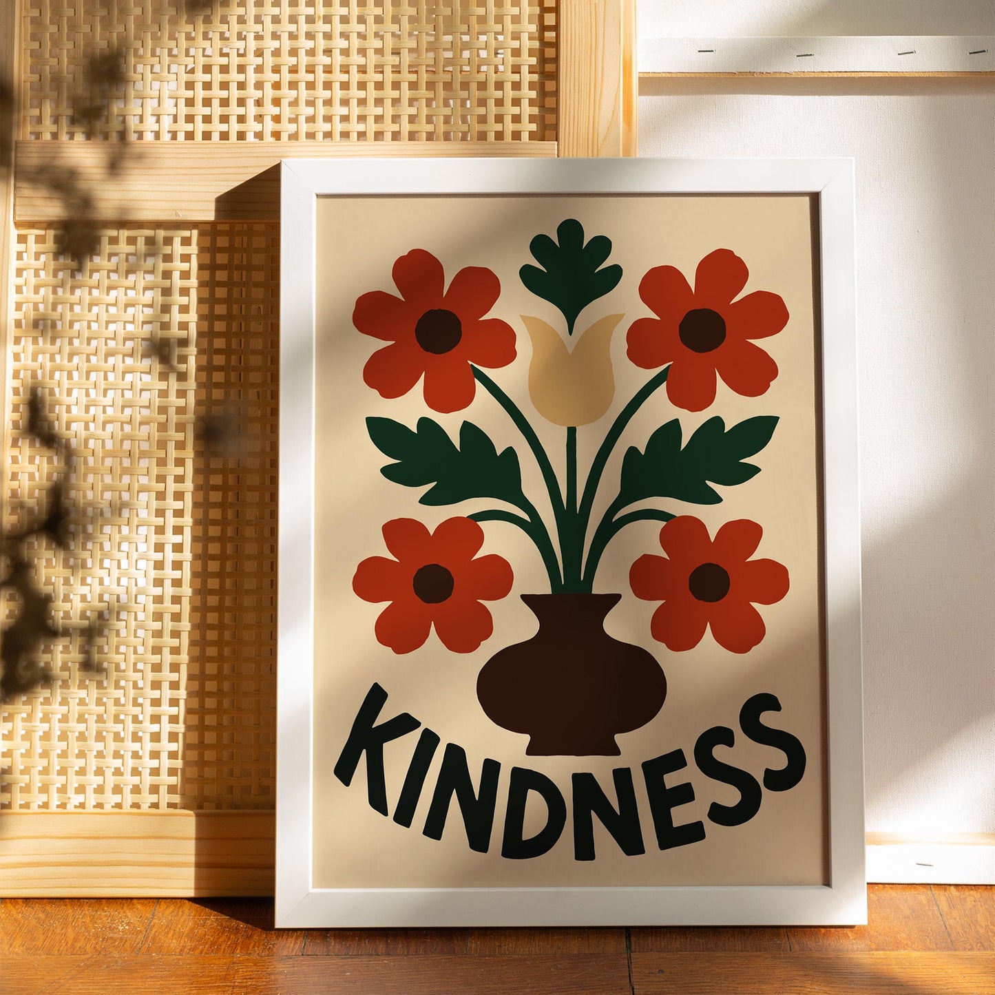 Kindness Flower Poster