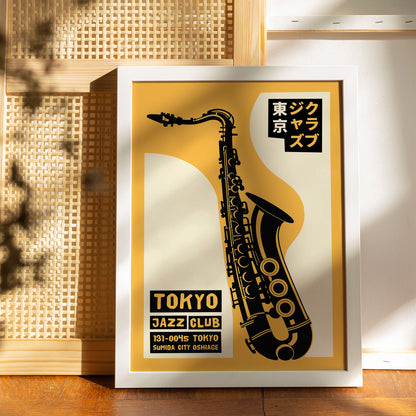 Tokyo Jazz Club Japanese Poster