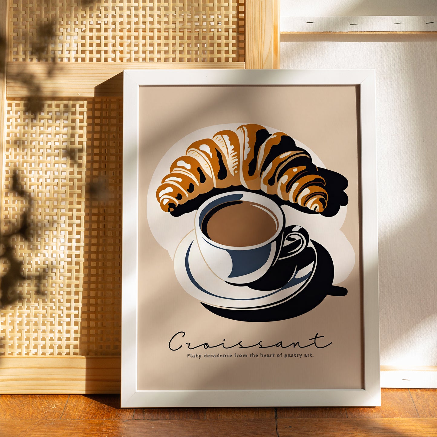 Croissant - French Morning Poster