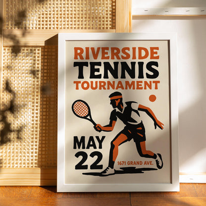Tennis Tournament Poster