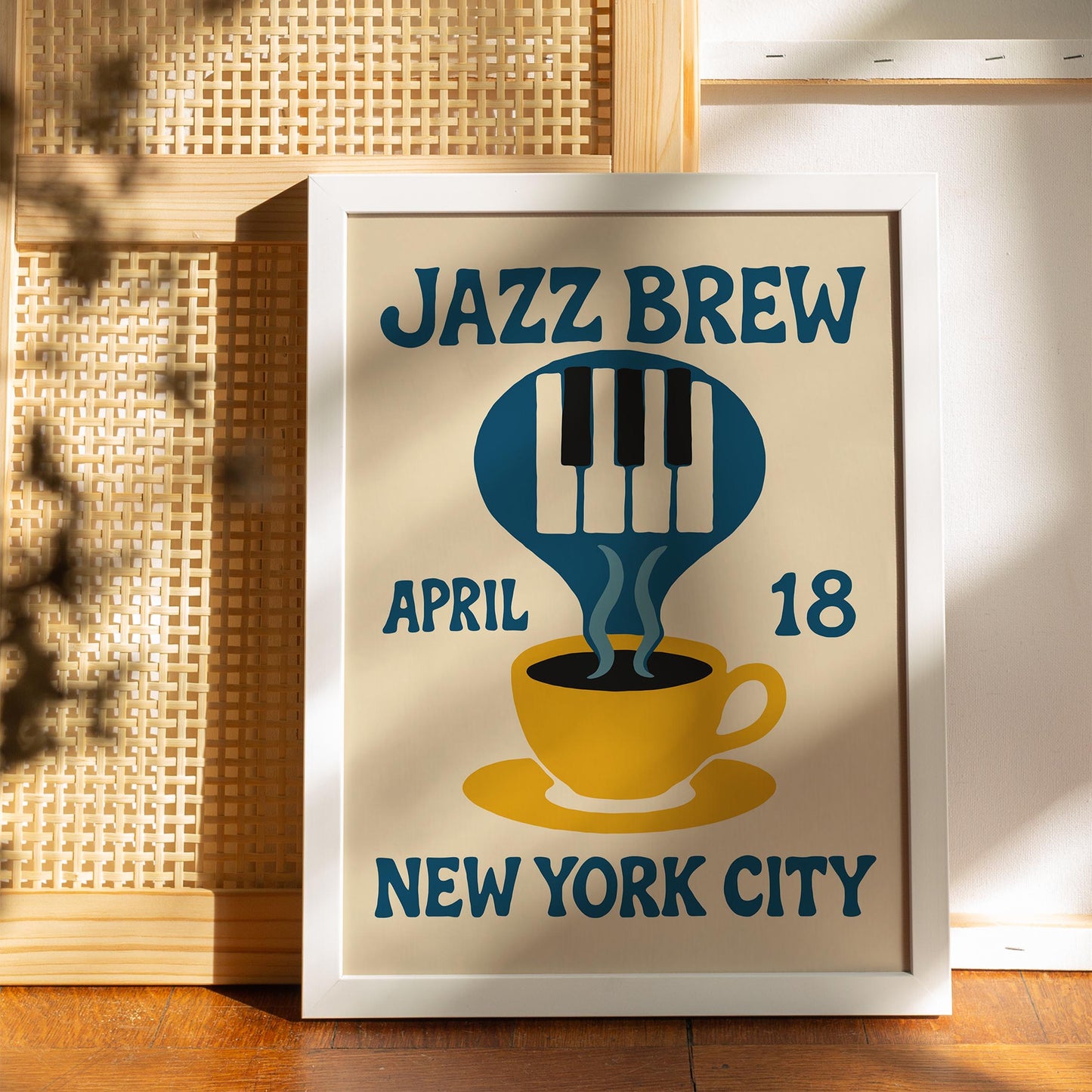 Jazz Brew Coffee Poster