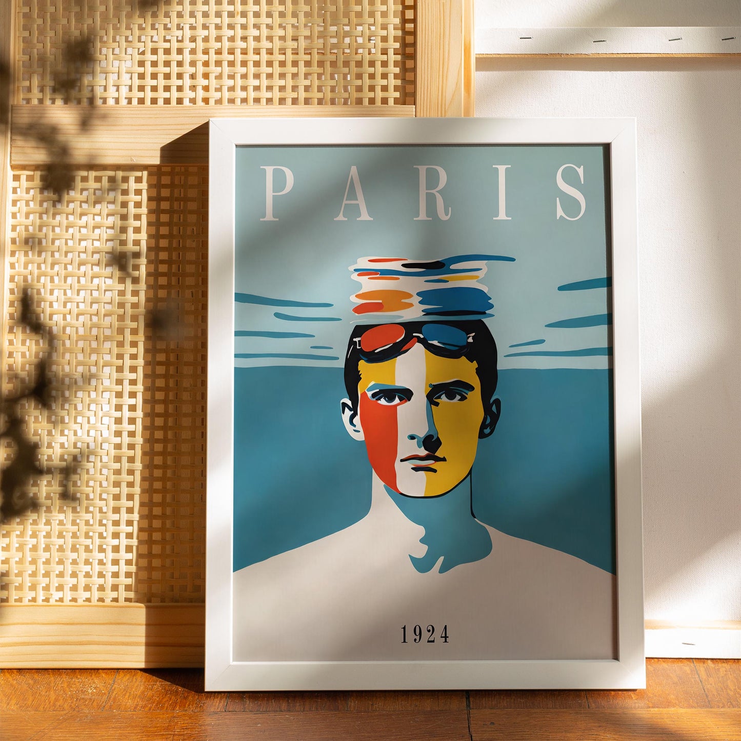 Paris Swimming Art Print