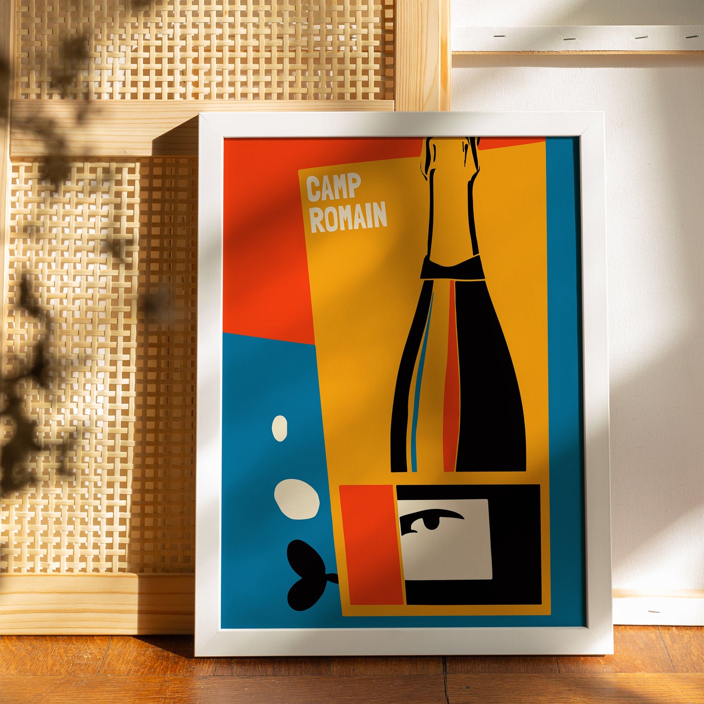 Camp Romain Italian Wine Poster