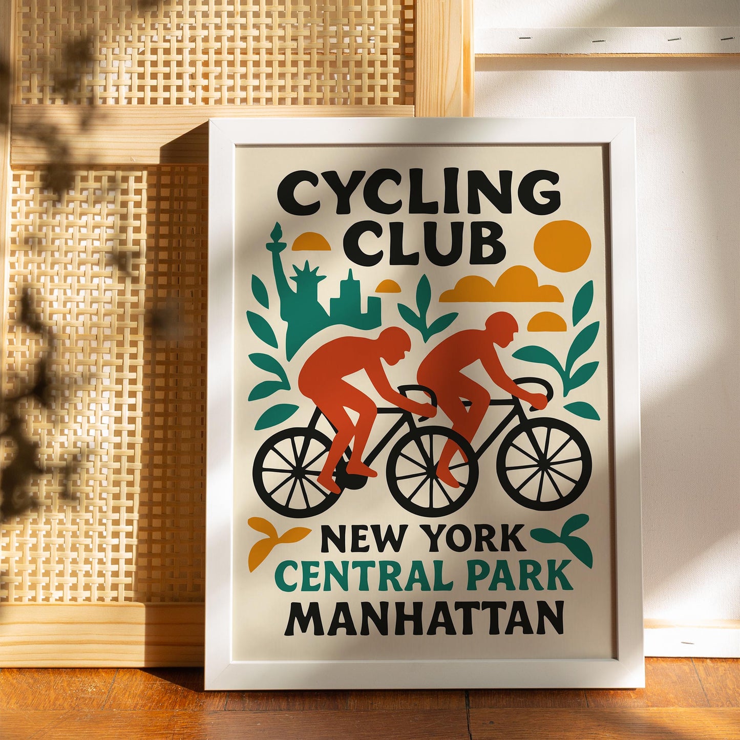 Central Park Cycling Club Print