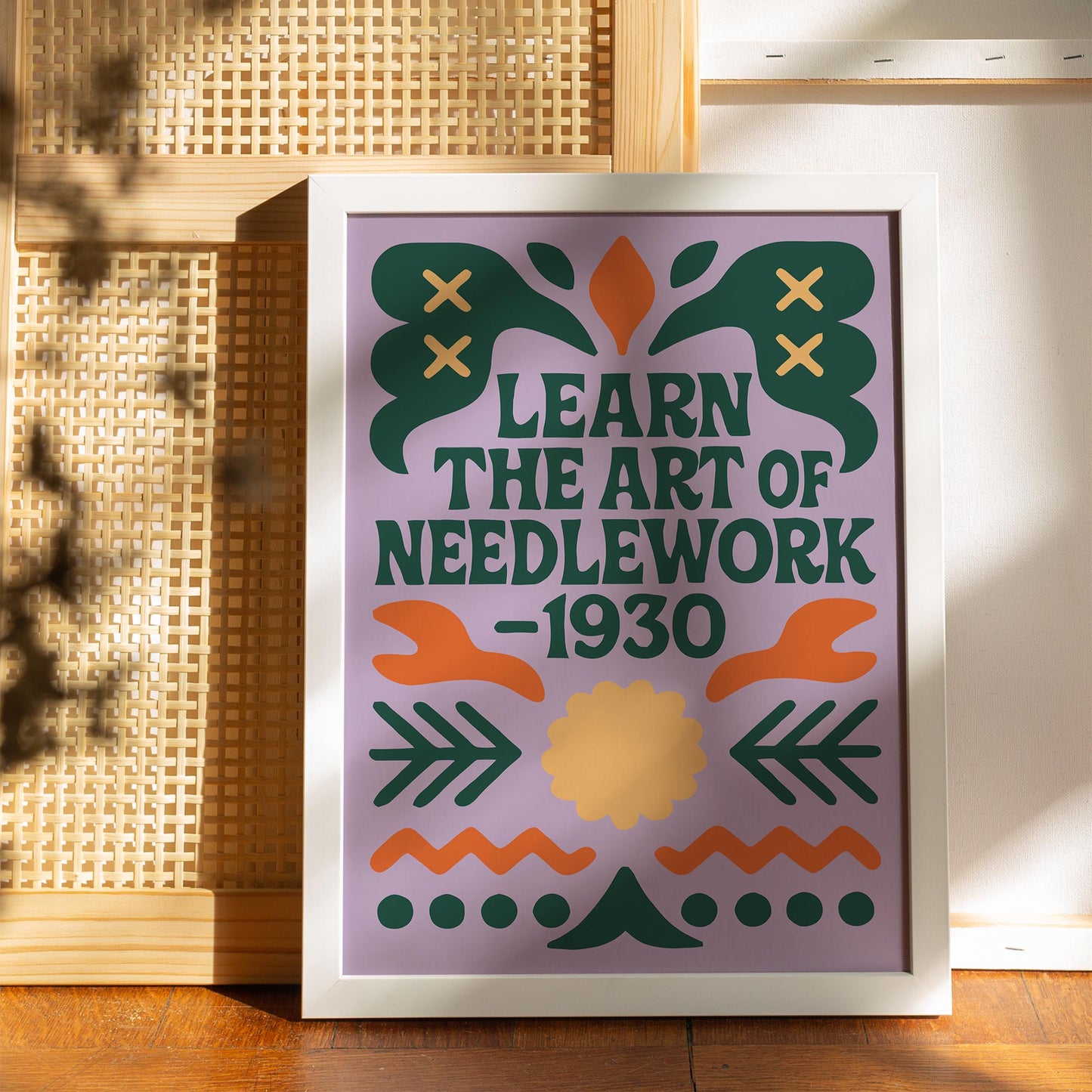 Needlework Art Print
