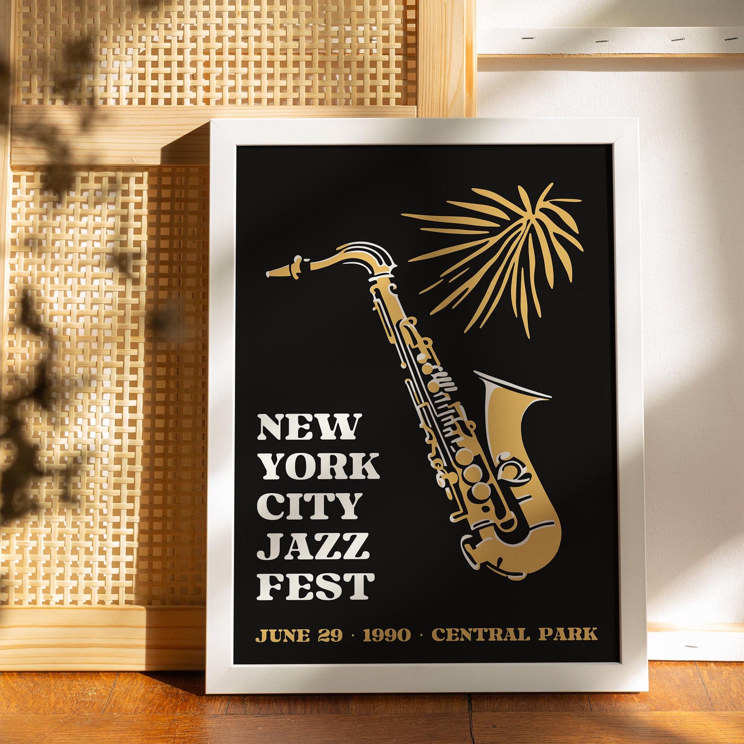 NYC Jazz Fest 1990 Poster Print