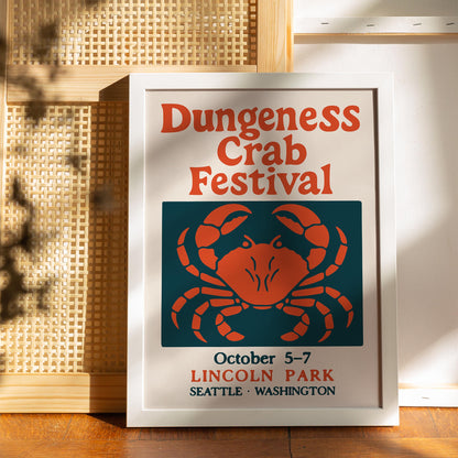 Dungeness Crab Festival Poster