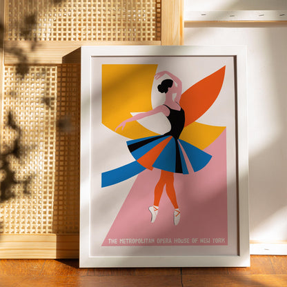 Ballerina Modern Art Print