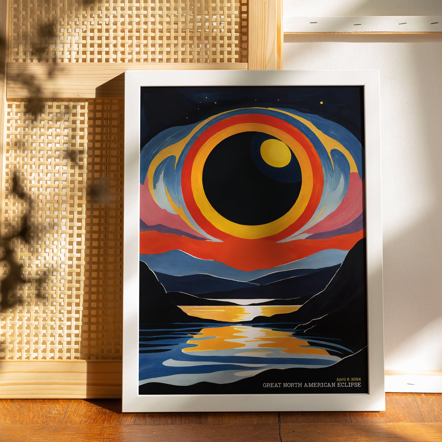 Great North American Eclipse Art Print