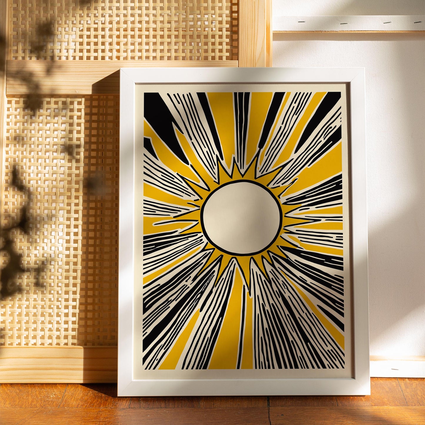 Sunburst Graphic Poster Print
