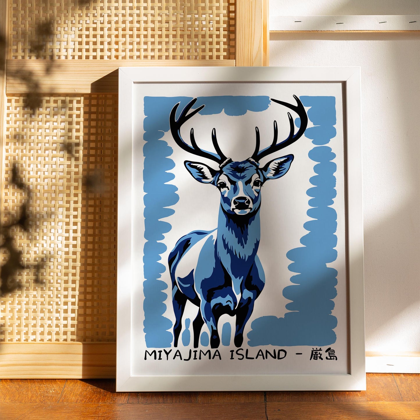 Miyajima Deer Poster Print