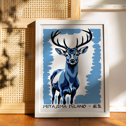 Miyajima Deer Poster Print