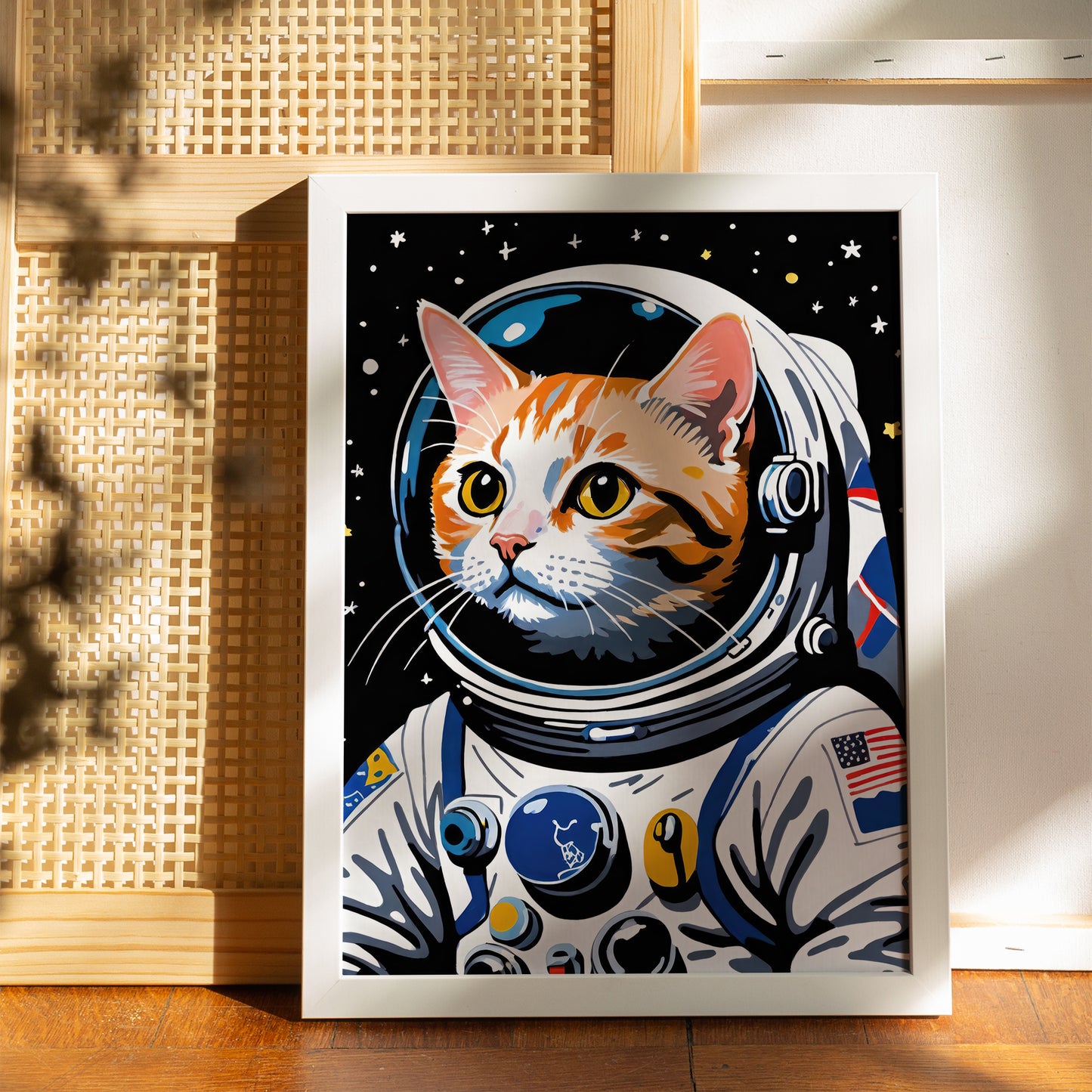 Cat Astronaut Cute Space Cat Poster