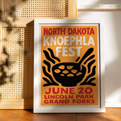 North Dakota Knoephla Fest Poster