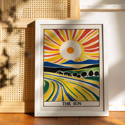 The Sun Landscape Poster Print