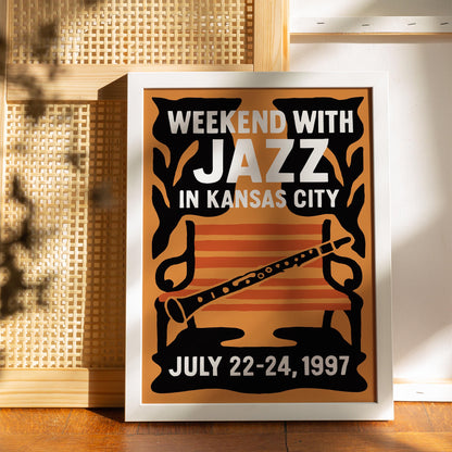 Kansas City Jazz Poster Print
