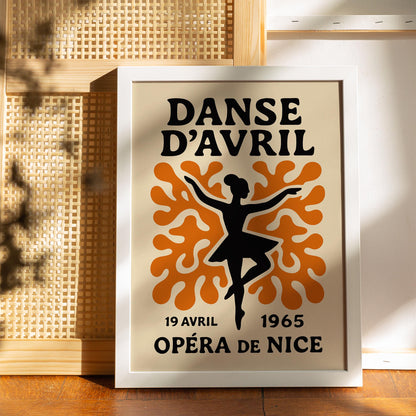 Danse Avril Ballet Poster