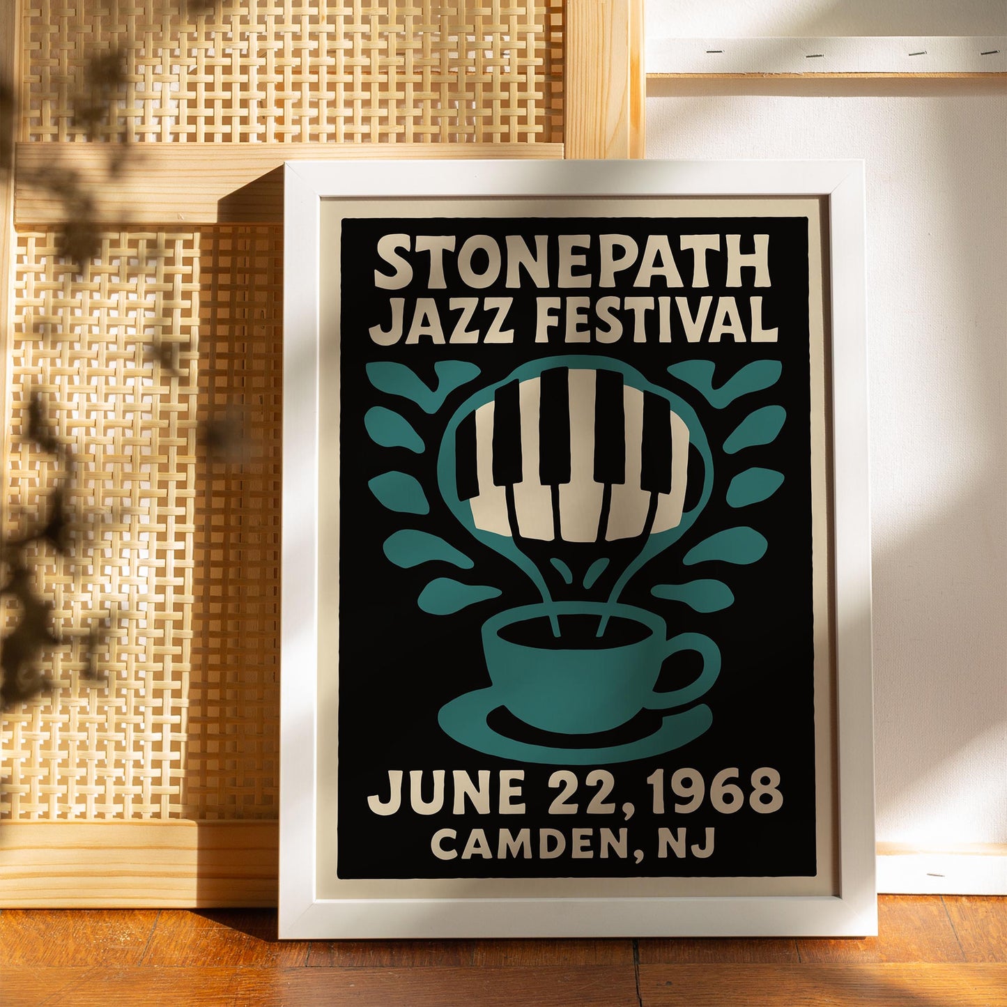 NJ 1968 Jazz Festival Poster Print