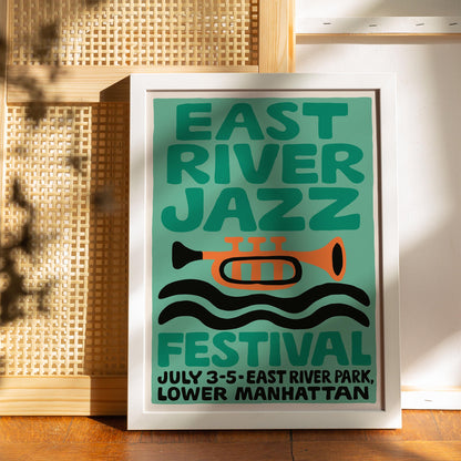 East River Jazz Festival Poster