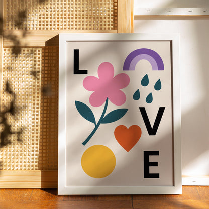 Floral Love Wall Art