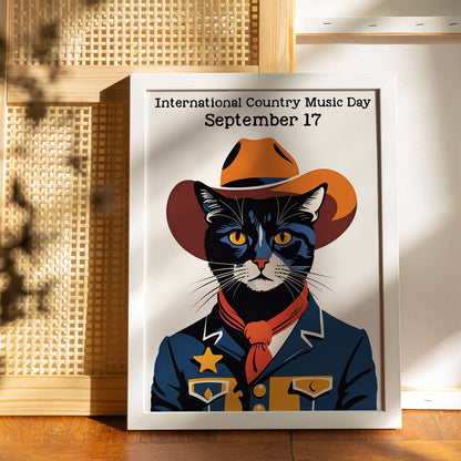International Country Music Day Poster