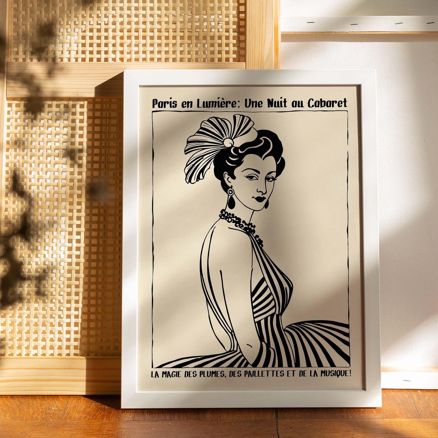 Paris Cabaret Night Poster Print