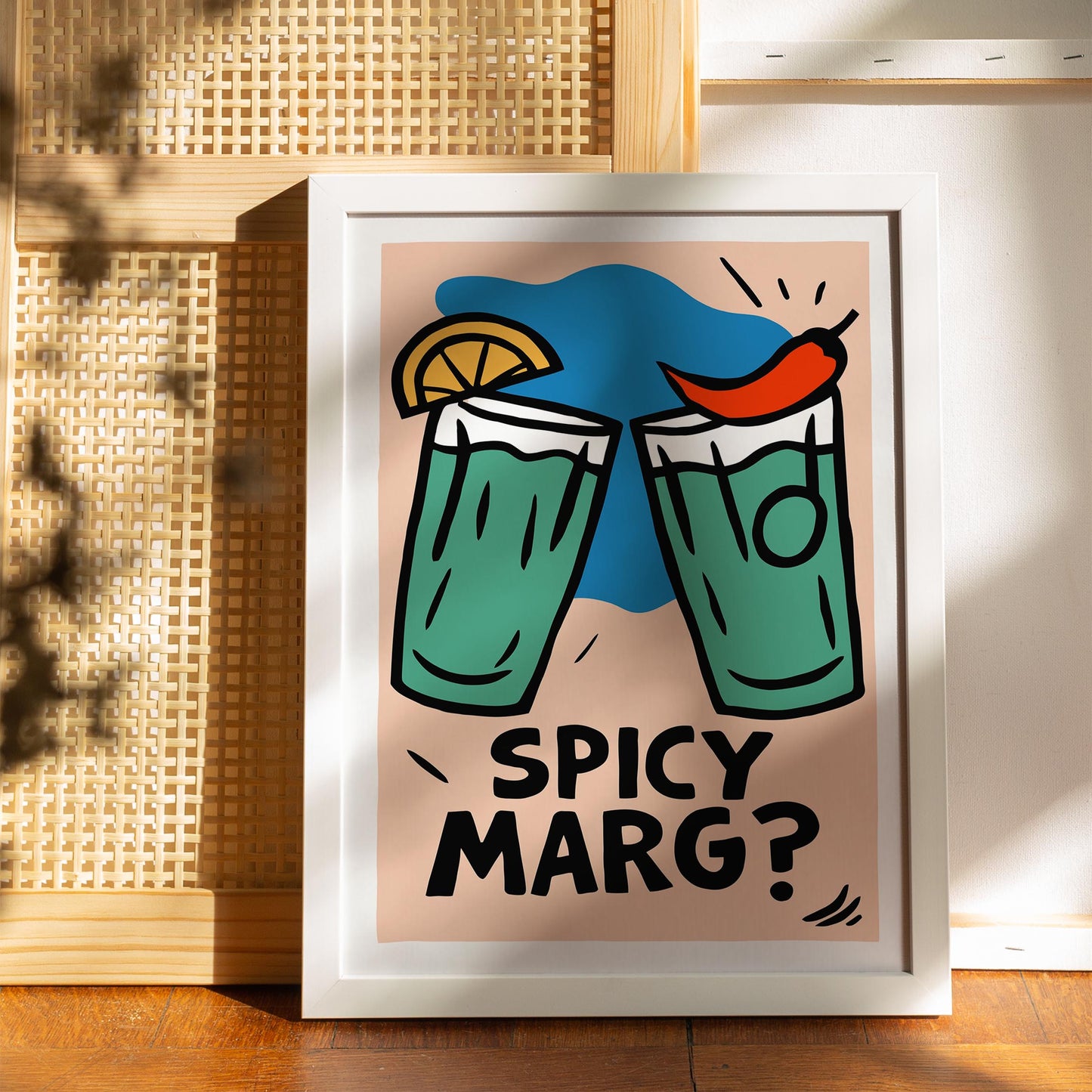 Spicy Margarita Poster