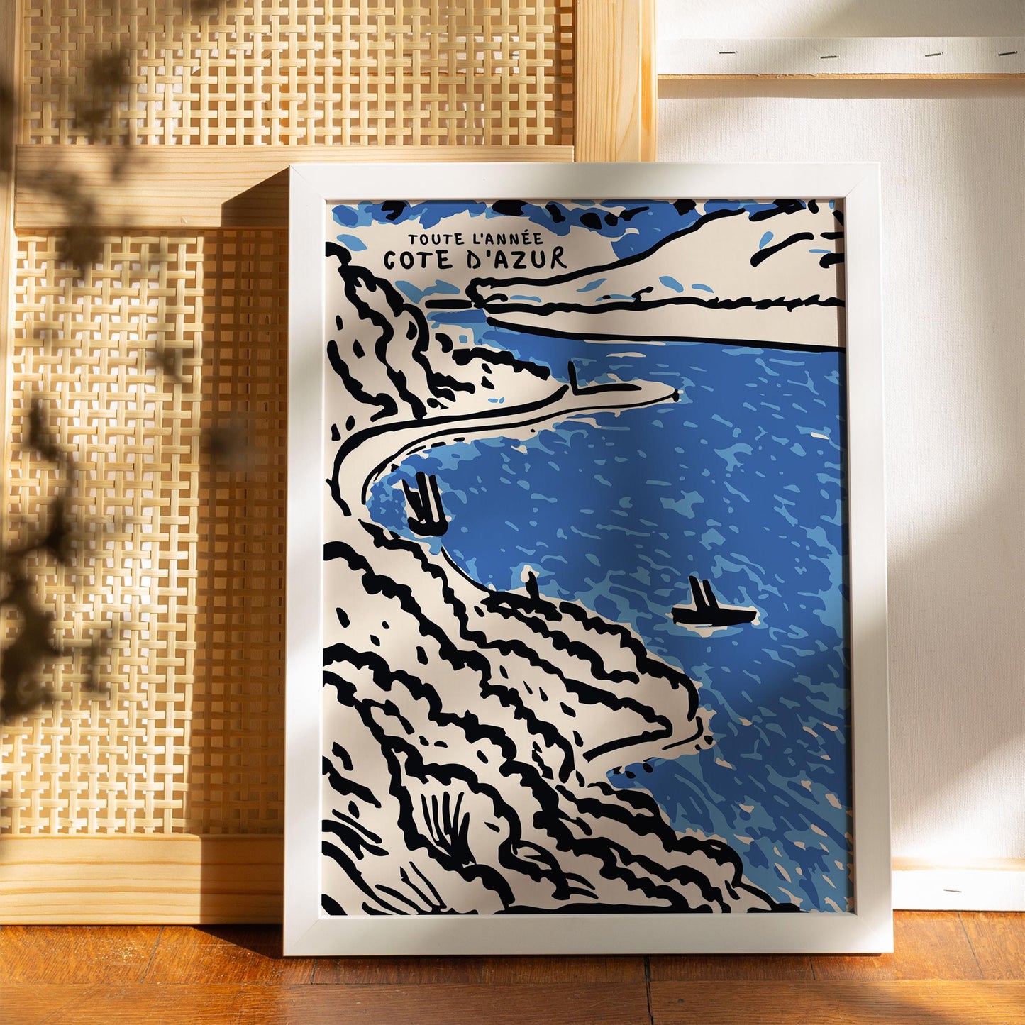 Cote d Azur French Riviera Poster