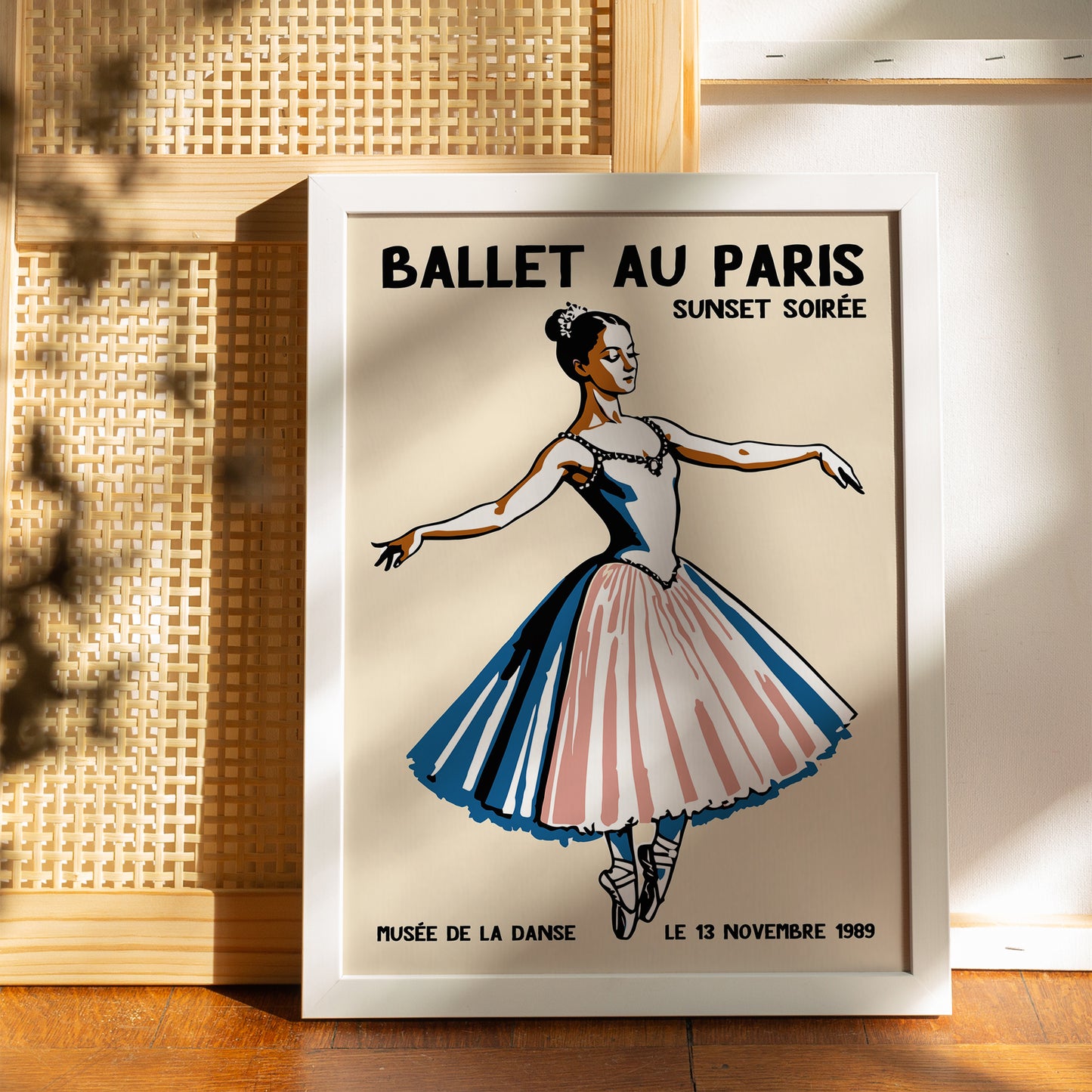 Vintage French Ballet Poster