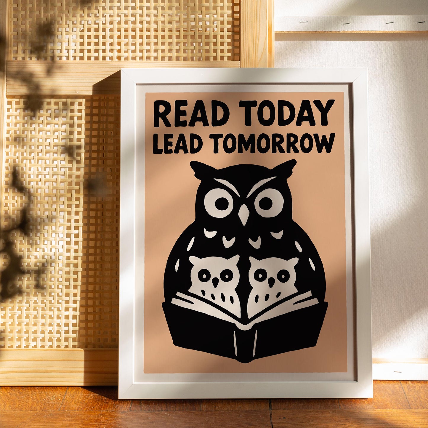 Reading Owl Wall Art