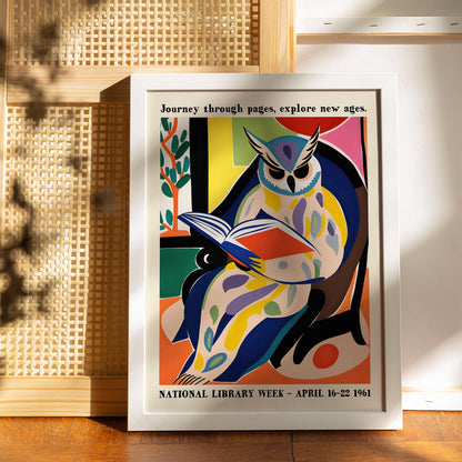 Library Week Reading Print