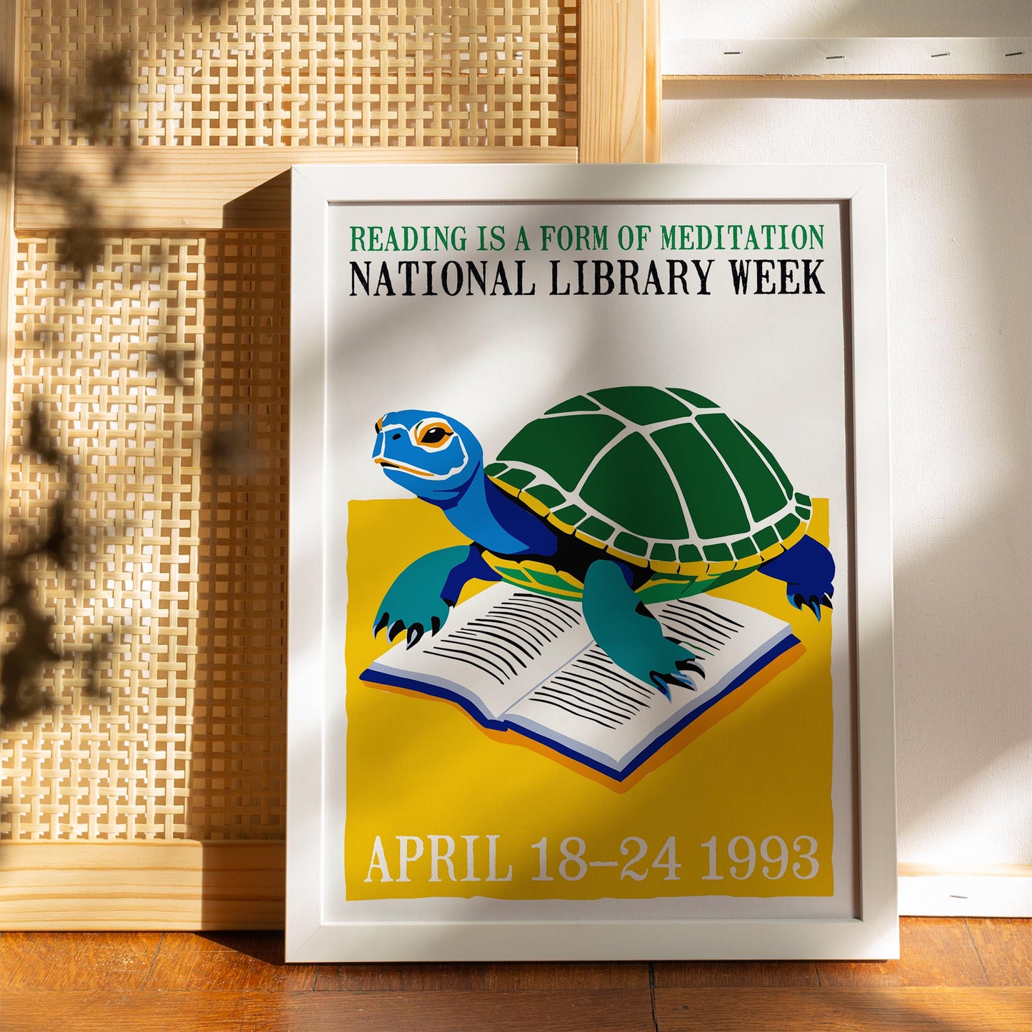 Library Week Reading Poster