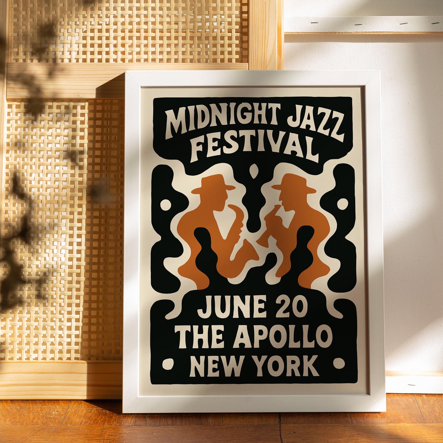 Midnight Jazz Festival Poster Print