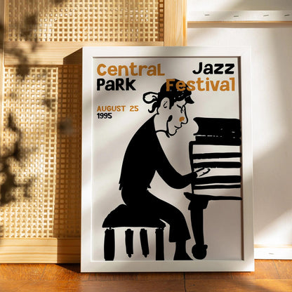 Central Park Jazz Festival 1995 Poster