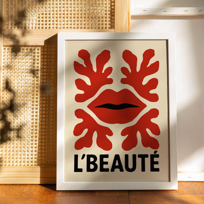French Lips Art Print