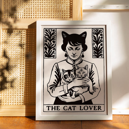 Cat Lover Vintage Print