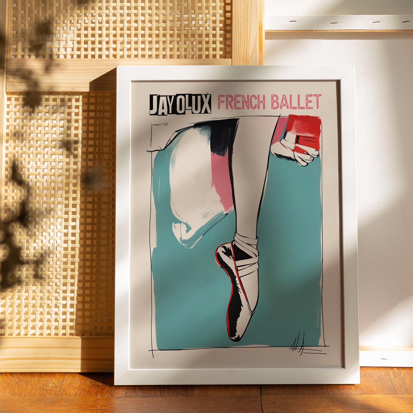 French Ballet Dancer Poster