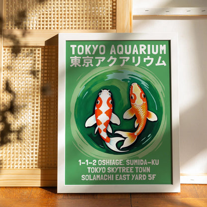 Tokyo Aquarium Japanese Poster