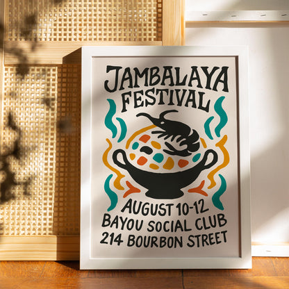 Jambalaya Festival Poster Print