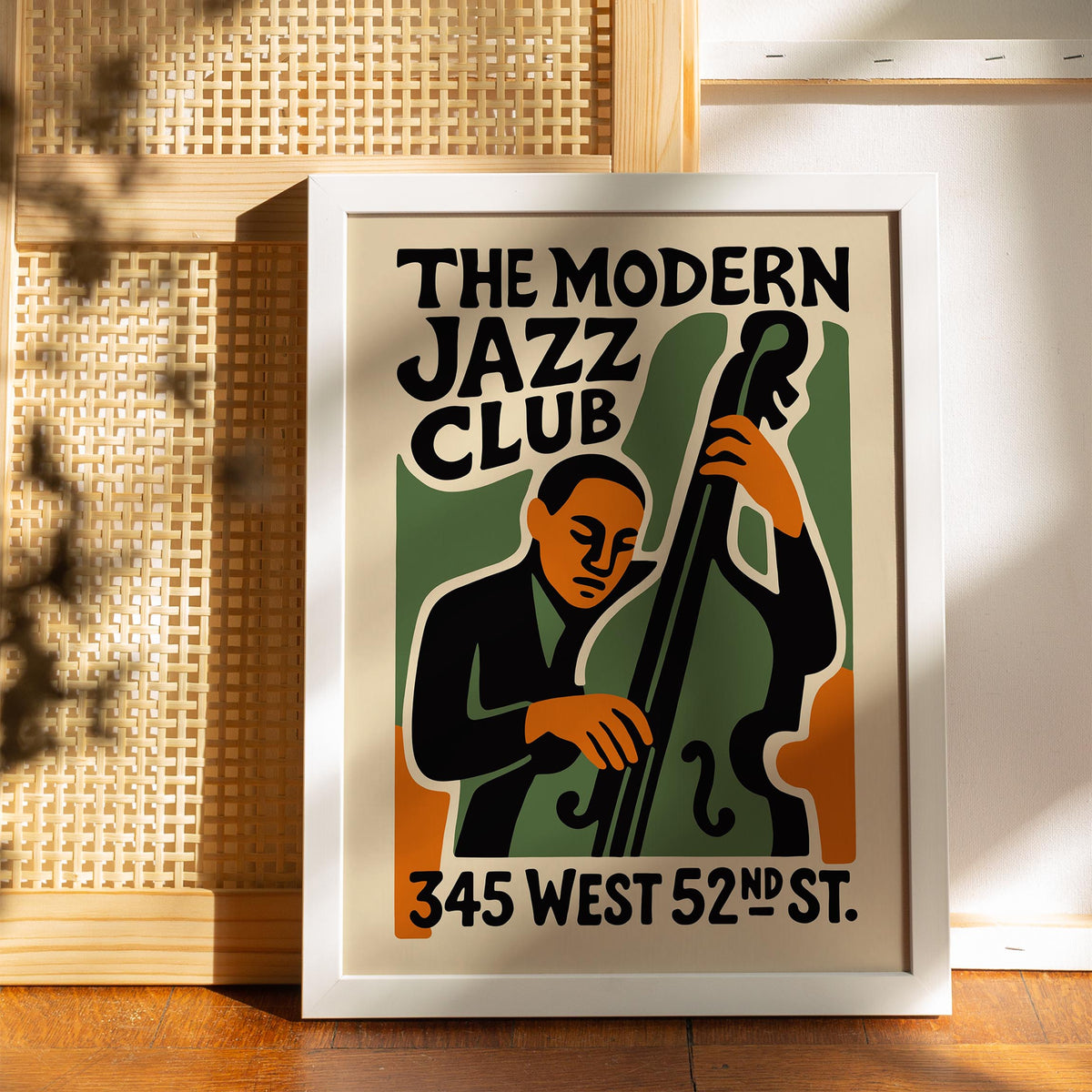 Jazz Club Vintage Poster Print